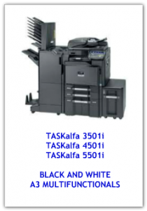 TASKalfa 3501i TASKalfa 4501i TASKalfa 5501i BLACK AND WHITE A3 MULTIFUNCTIONALS