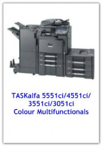 TASKalfa 5551ci / 4551ci / 3551ci / 3051ci Colour Multifunctionals
