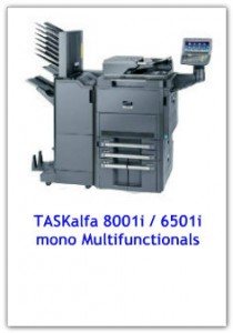 TASKalfa 8001i / 6501i mono Multifunctionals
