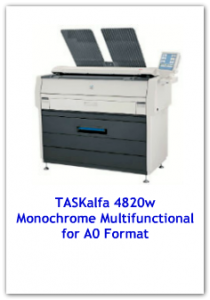 TASKalfa 4820w Monochrome Multifunctional for A0 Format